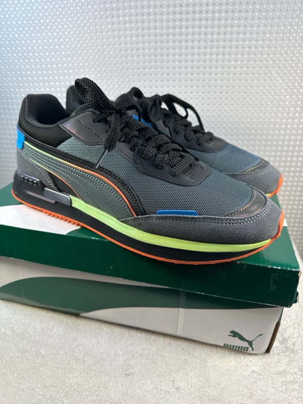 PUMA City Rider LS Dark Slate Black Sneakers